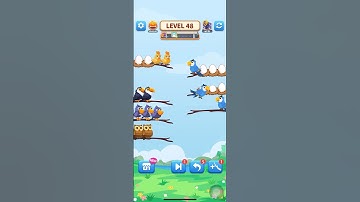 BirdSet Color Sort Puzzle Level 48 #Shorts