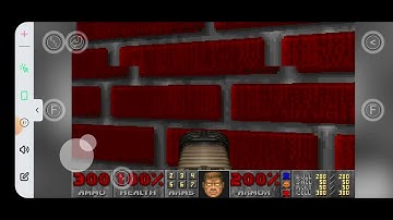 playing doom (hell on earth) (dos player) with cheats (link in description)