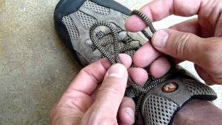 Tying Round Shoe Laces
