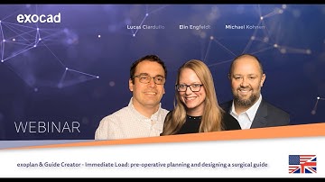 exocad exoplan 2020 WEBINAR - exoplan & Guide Creator - Immediate Load