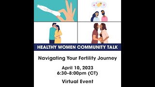 Navigating Your Fertility Journey: UW Department of Ob-Gyn Community Talk