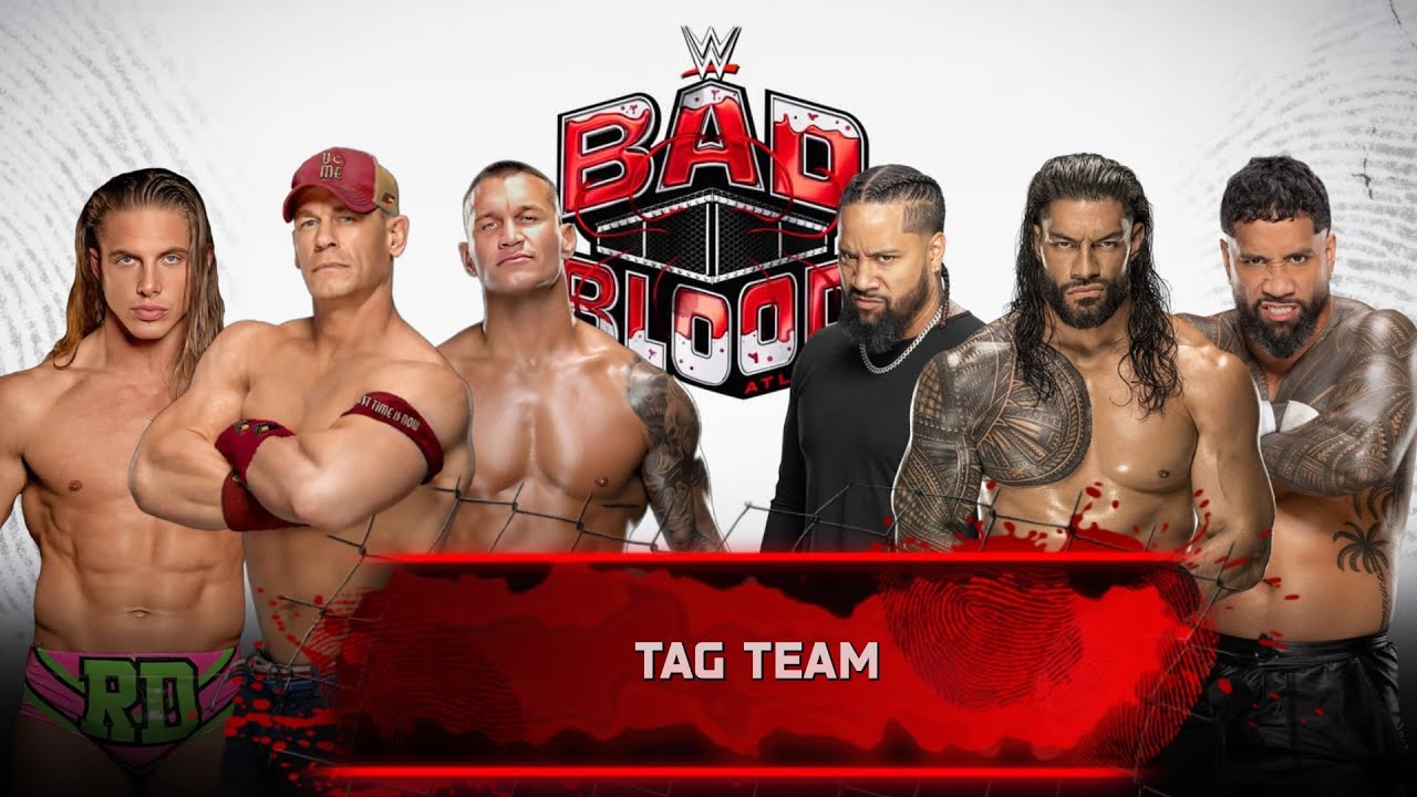 Matt Riddle, Randy Orton & John Cena Vs Jimmy Uso, Roman, Jey Uso - Tag Team Elimination Match | WWE