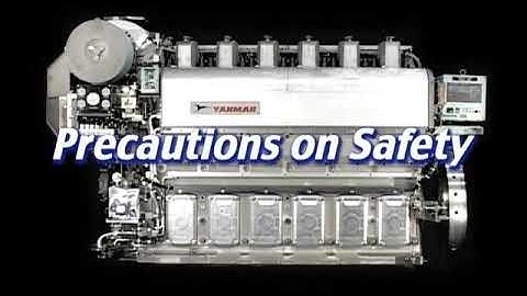 Precautions on safety on main engine on ship