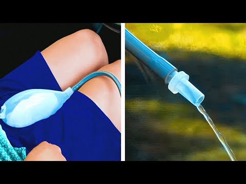 ? Toilet Hacks. Portable Toilets and Woman's Urine Device in a Car