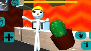 Hello Ice Snowman Neighbor ~ LEVEL 1 COMPLETE! iOS, Android Game screenshot 1
