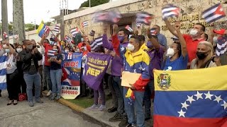 Reacciones en cadena en todo el mundo ante las protestas en Cuba