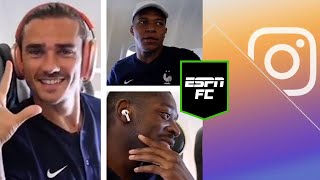 Antoine Griezmann shows off his Football Manager success to Dembele & Mbappe | #Shorts | ESPN FC screenshot 1