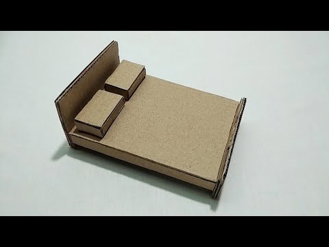 How to make a bed in cardboard