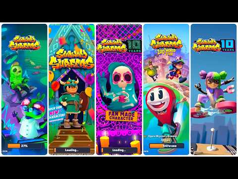 Best Of Subway Surfers - Haunted Hood 2024 , Copenhagen 2021 & 2025, Mexico 2022, Subway City 2022