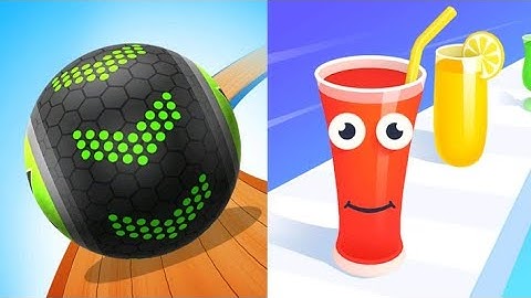 Going Ball vs Juice Run - All Levels Gameplay Android iOS walkthrough Videos New Update