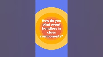➡️Bind Event Handlers in React Class Components ⚛️ #shorts #react #reactjs #event #learnreact
