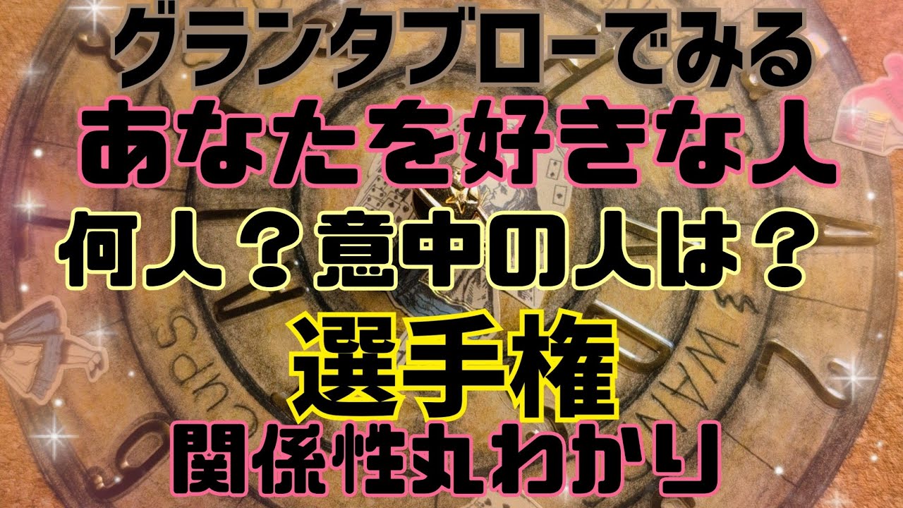 グランタブローでみる🔮あなたを好きな人選手権🔮関係性丸わかり鑑定