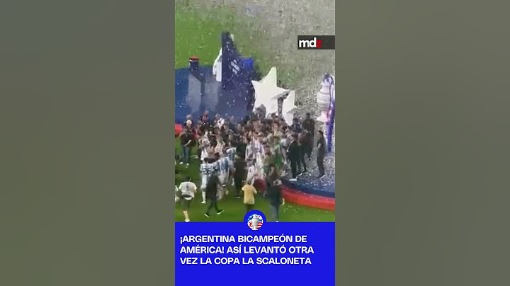 ¡Argentina bicampeón de América!