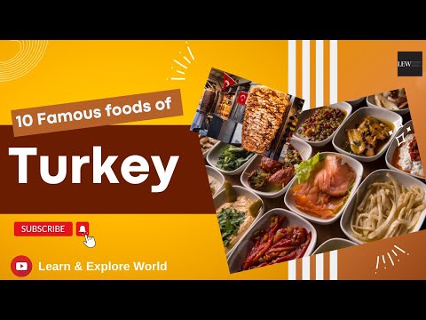 Top 10 famous Turkish Food | Delicious Turkish Foods | Best Turkish Food | 4K Travel Vlog & Guide