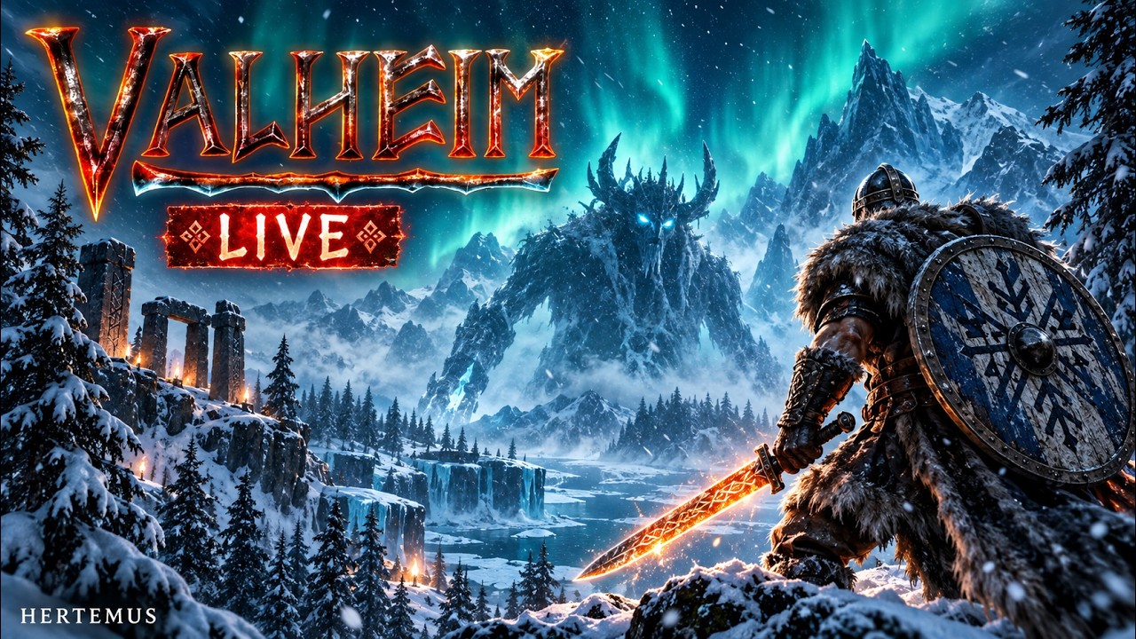 🔴 RUMO AO DEEP NORTH! Começando uma Nova Aventura em Valheim