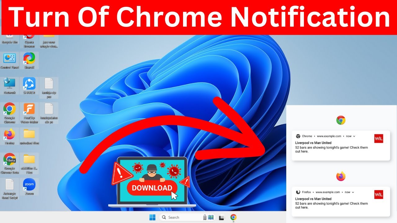 Computer Browser Notification Stop Google Chrome Notification | Remove Notification on Pc and Mobile ...