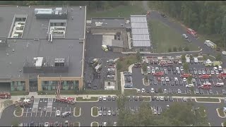 WATCH: Academies of Loudoun evacuated for apparent fire