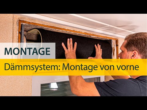 Montage Rollladenkasten-Dämmung und Seitendämmung.Rollladenkasten-Dämmung gegen teure Wärmeenergieverluste.Unsere Rollladenkasten-Dämmung inkl. Seitenteil gi...