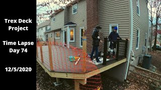 Trex Deck Project Time Lapse Day 74