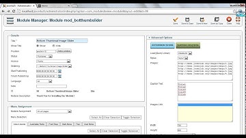 Bottom Thumbnail Image Slider Joomla Module
