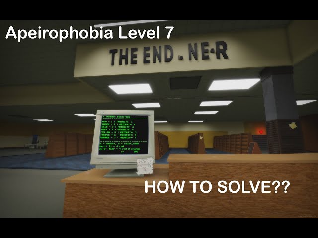 Roblox Apeirophobia Level 7 Code - How to solve - Pro Game Guides