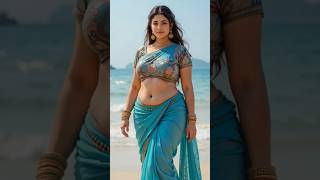 Saree Elegance Meets The Beach