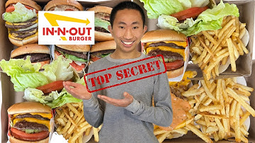 Trying IN N OUT SECRET MENU For The First Time!!