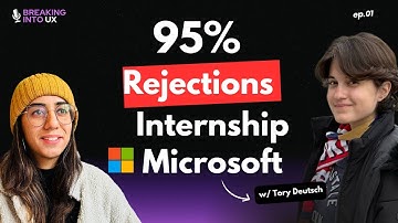 After 95% Rejections… Landing a Microsoft Design Internship 🤯