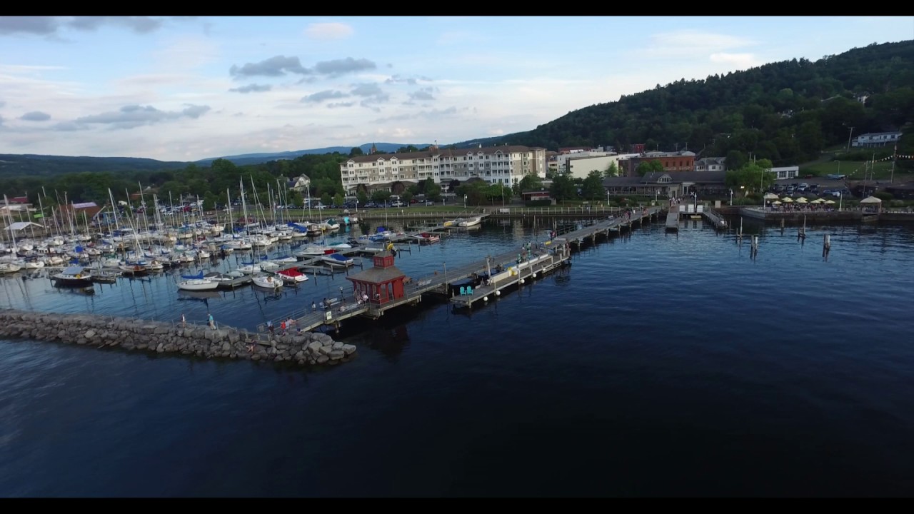 Watkins Glen, NY Marina in JulyDrone Footage YouTube
