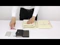 Multi-functional A4 Document Bags Portfolio Organizer-Waterproof Travel Pouch Zippered Case Reviews