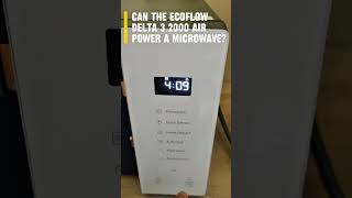 Powering a Microwave with the ECOFLOW Delta3 2000 air 🔋⚡♨️ #ecoflow #offgrid #portablepower # delta3