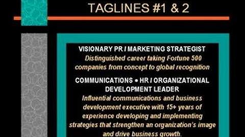 Resume Objectives, Summaries and Profiles