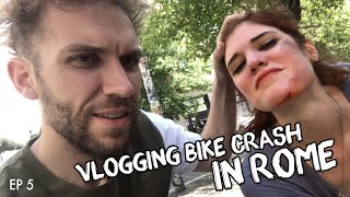 Vlogging bike crash in ROME on Republic Day! Travel vlog (Episode 5) by Katie Payne Vlogs 271 views 4 years ago 6 minutes, 4 seconds