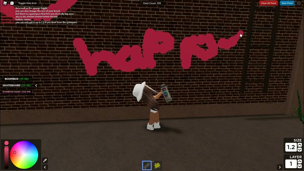 Tips and Starter notes to help you on Spray paint roblox YouTube