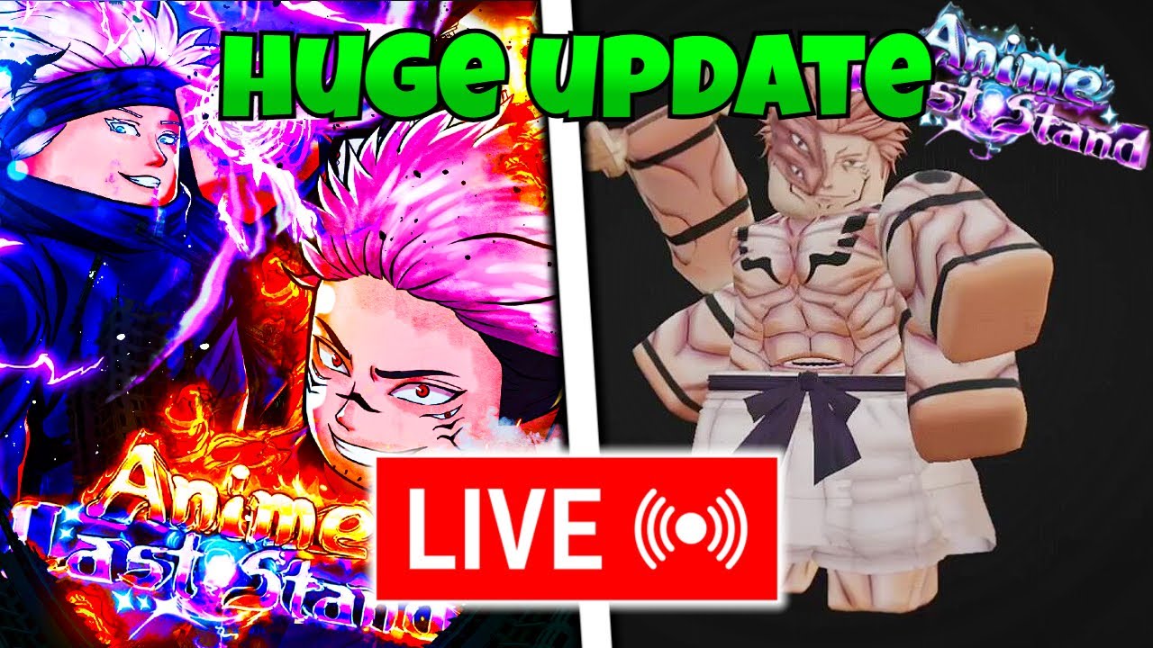 *LIVE* HUGE JUJUTSU KAISEN UPDATE IN ANIME LAST STAND - YouTube
