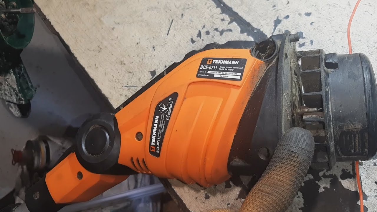 триммер tekhmann гудит, но не крутит. - YouTube
