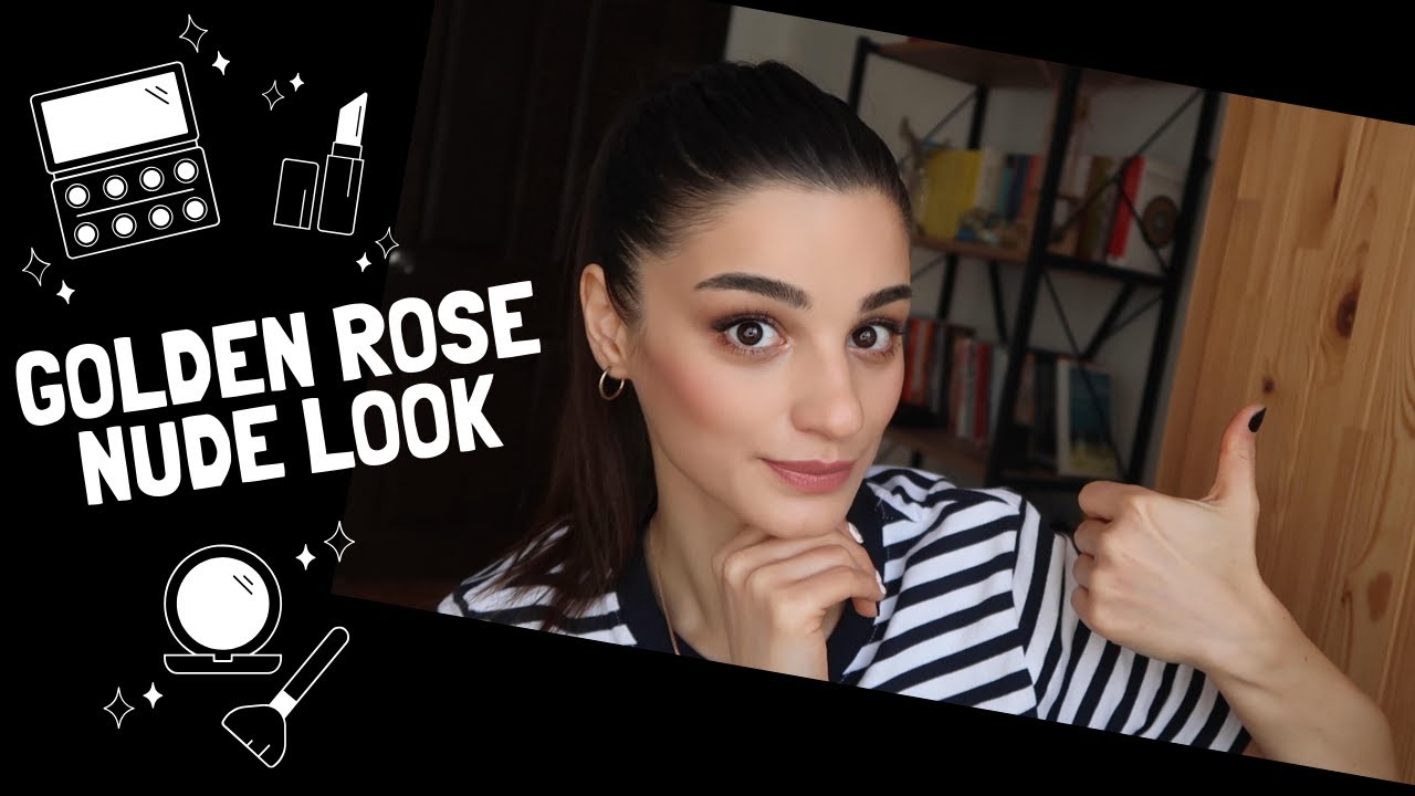 GOLDEN ROSE NUDE LOOK 🌸 #TekMarkaMakyaj