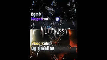 Comp Megatron vs Shao Kahn OG timeline | #transformers #mortalkombat #alightmotion #1v1