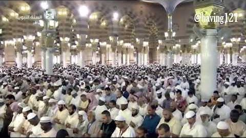 تراويح ليلة 12 رمضان 1437 للشيخ محمد خليل قارئ من المسجد النبوي