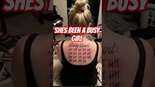 Body Count Girl Goes Viral  crazywoman crazytattoos stupid for study viraltattoo