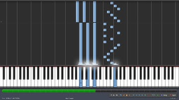 Czerny Exercise 18 from Practical Method for Beginners at 70BPM in Synthesia