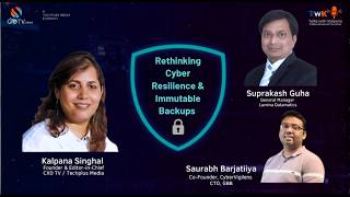 Rethinking Cyber Resilience & Immutable Backups with Suprakash Guha & Saurabh Barjatiya