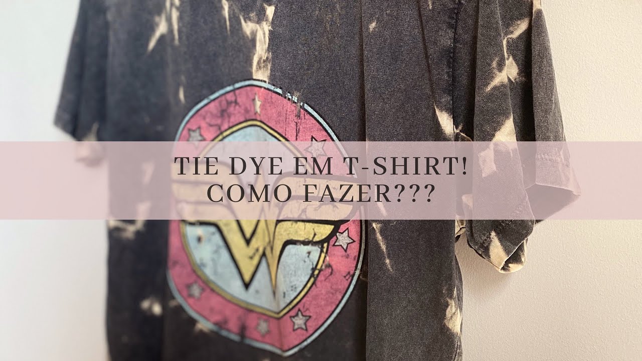 TIE DYE COM ÁGUA SANITÁRIA ! COMO FAZER??