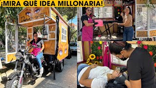 ASÍ CREÓ UNA IDEA MILLONARIA  CON UNA CASA RODANTE