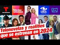 Telenovelas y series nuevos estrenos de televisaunivision telemundo rcn caracol y vix en 2024