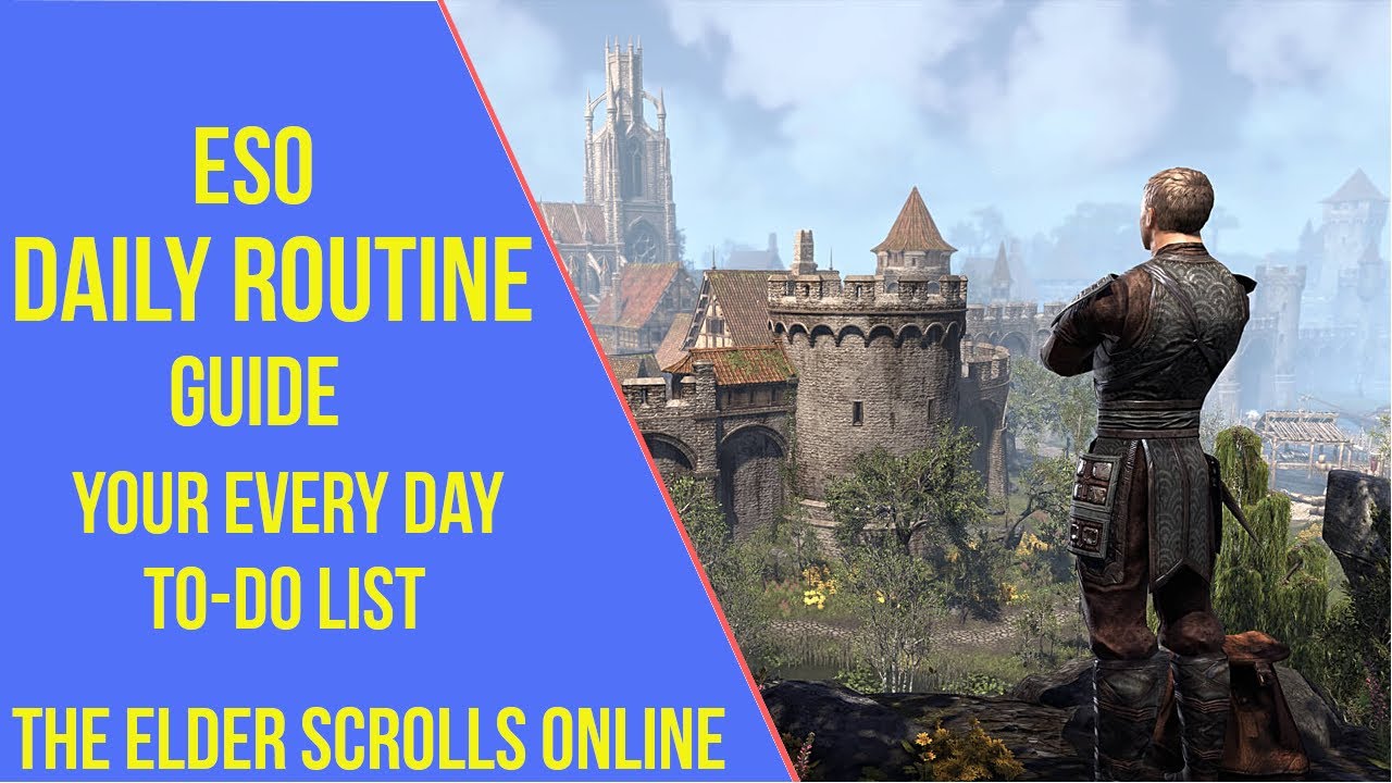 ESO Daily Routine 2022 Elder Scrolls Online Daily Guide YouTube