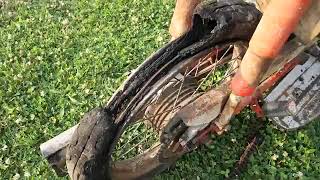 Restoration Abandoned Old Motorcycle Jawa 50 two stroke engine 1977 - PART4