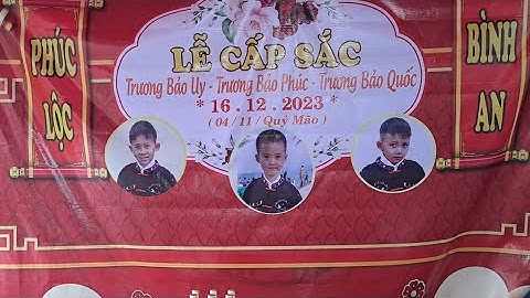 Lễ cấp sắc gia đình anh Chi Búp , Bằng Cả - Hạ Long