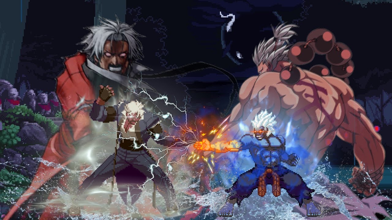 Shin Akuma vs Ultimate Rugal ft. Oni & Dark God Rugal l The King of ...