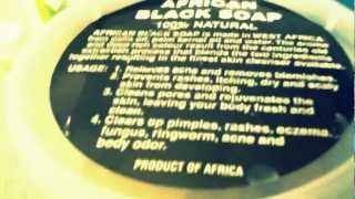 Natural black soap & Shea butter